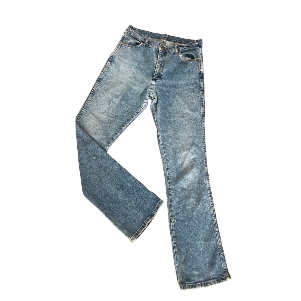 Vintage Wrangler WOMENS distressed jeans 11x34